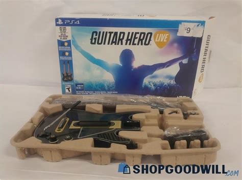 Guitar Hero Live 2 Guitar Bundle Ps4 Complete In Box Missing Game 1