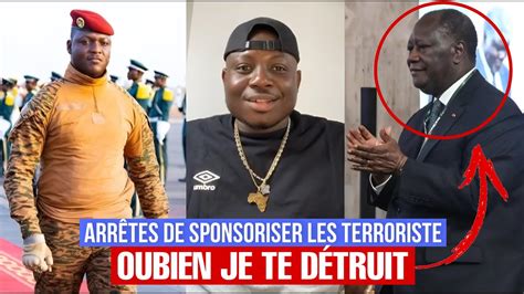 Le Capitaine Ibrahim Traor Traite Alassane Ouattara De Terro Riste