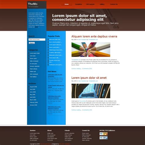 Website Templates Free Download Html With Css For University - BEST HOME DESIGN IDEAS