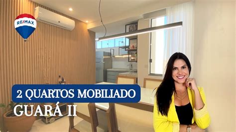 Apartamento de 2 quartos reformado decorado e 100 mobiliado no Guará