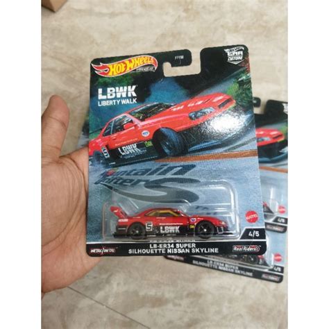 Hot Wheels R Mountain Drifters Lb Er Super Silhouette Nissan Skyline Lbwk Red Shopee Malaysia