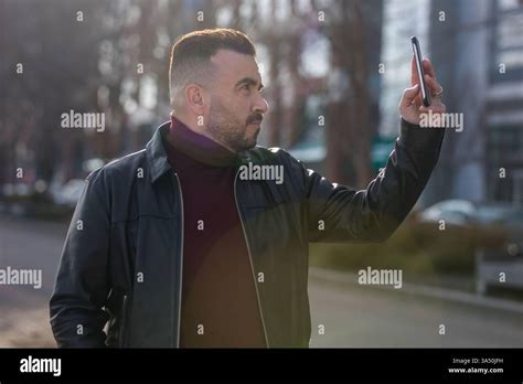 Hispanic Gay Man Taking A Selfie Stock Photo Alamy