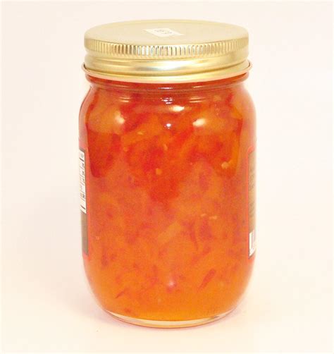 Peach Jalapeno Jam 18oz Amish Country Store