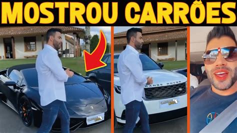 Gusttavo Lima Aparece Mostrando Carros De Luxo Youtube