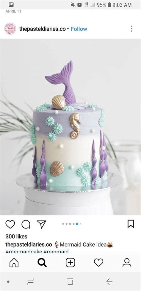 1 Set Mermaid Tail Fondant Cake Topper Edible Girl Birthday Etsy