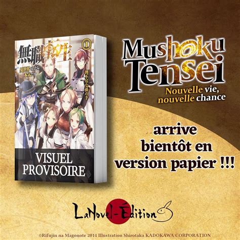 Mushoku Tensei Le Light Novel Arrive Aux éditions Lanovel Animotaku