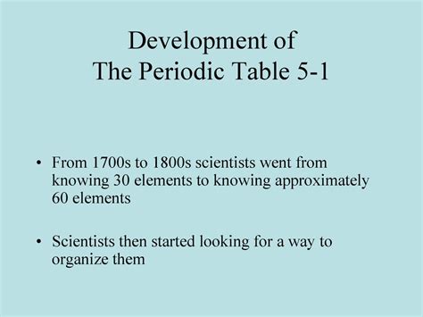 Periodic Table Chapter 5 Ppt Download