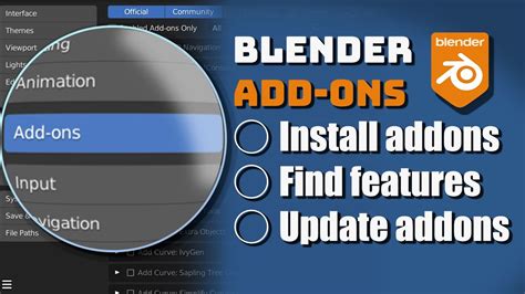 Blender How To Install Use Update Addons Youtube