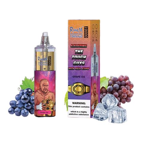 RandM Tornado 10000 Züge 20ml Grape Ice Einweg E zigarette Kaufen Sie