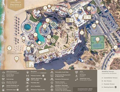 Resort Map | Pueblo Bonito Pacifica Golf & Spa Resort | Los Cabos, Mexico