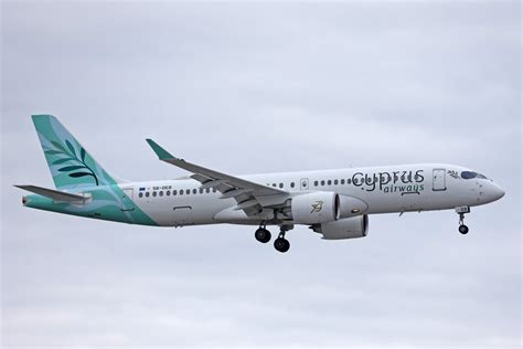 Cyprus Airways 5B DEB Airbus A220 371 Msn 55208 15 Januar 2024