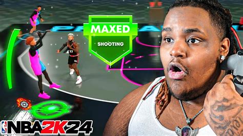 MAXED BADGES TURNED MY PLAYSHOT Into A DEMIGOD In NBA 2K24 YouTube