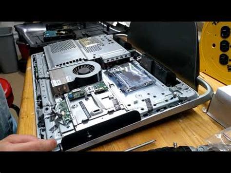 03 HP Touchsmart 320 PC Hard Drive Replacement And Cleaning Me