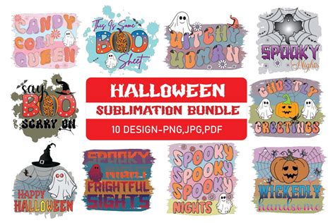 Halloween Sublimation Bundle PNG Graphic By MSB Creative Studio