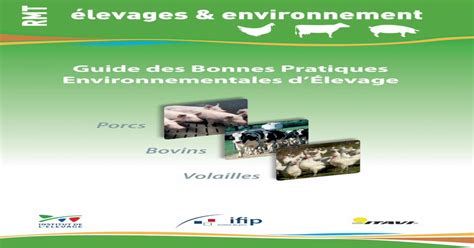 Pdf Guide Des Bonnes Pratiques Environnementales D élevage Porcs Pdfslide