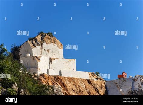 Las famosas canteras de mármol mármol blanco Carrara Alpes Apuanos