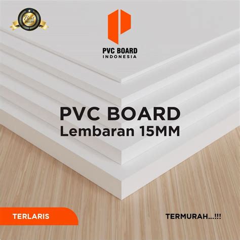 Jual Pvc Board Lembaran Mm Ukuran X Cm Pvc Foam Board Shopee