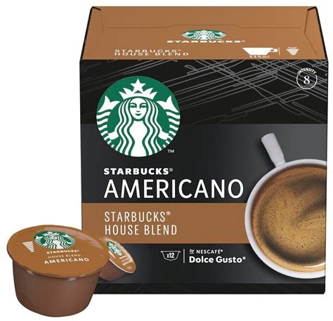 Starbucks House Blend Americano Nescafe Dolce Gusto