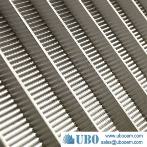 Flat Wedge Wire Screen Panel Wedge Wire Screen Panel Supplier Yubo