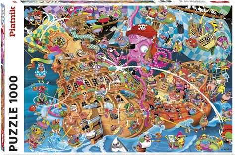 Piatnik Crisp The Pink Pirate 1000 Piece Jigsaw Puzzle