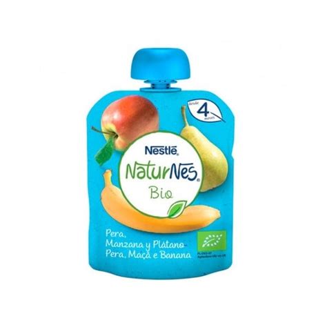 Nestle Naturnes Pomme Poire Platano Bio Sac 90g DocMorris France