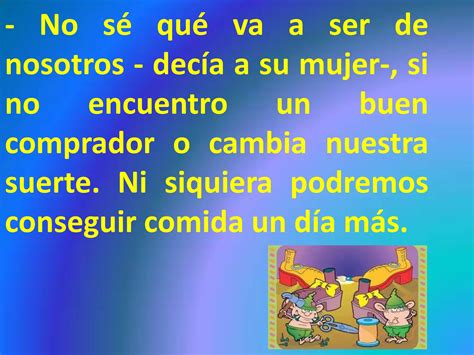 Cuento El Zapatero Y Los Duendes Ppt