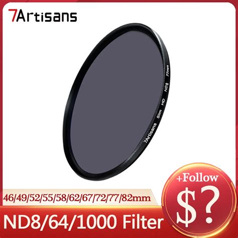 7artisans ND8 ND64 ND1000 Filter For Camera Photography Accessories