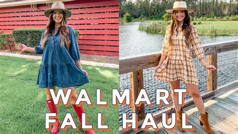 Walmart Fall Clothing Haul Cute Fall Outfit Ideas Youtube