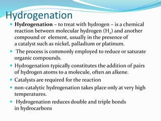 Hydrogenation | PPT