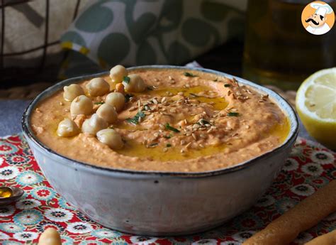 Houmous aux poivrons rouges la tartinade parfaite pour l apéro