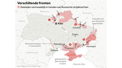 On The Map The Course Of The War In Ukraine So Far