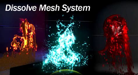 Mesh Dissolve Niagara Particles In Visual Effects UE Marketplace