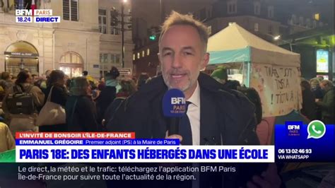 Emmanuel Grégoire Il y a des bâtiments vides on les ouvre et on met