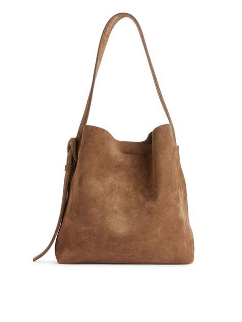 Suede Tote Bag Brown ARKET Suede Tote Bag Suede Tote Suede Bags