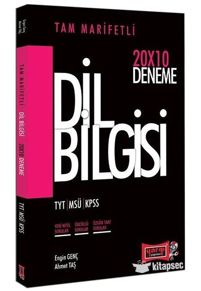 TYT MSÜ KPSS Dil Bilgisi Tam Marifetli 20x10 Deneme Yargı Yayınları