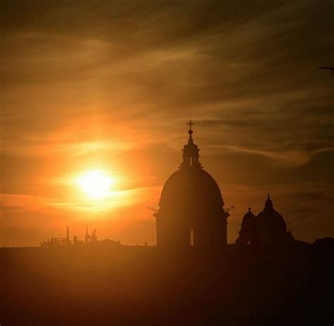 Through the lens: Sunset at The Spanish Steps