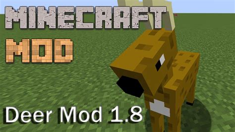 Minecraft Mods Deer Mod Mod Showcase Ita Youtube