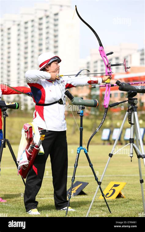 Incheon South Korea 23rd Sep 2014 Yuki Hayashi Jpn Archery