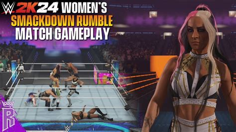 WWE 2K24 SmackDown Women S Rumble NEW Ramp View WWE2K24 YouTube