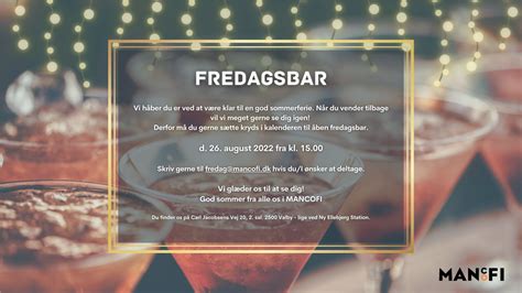 Fredagsbar D 26 August 2022