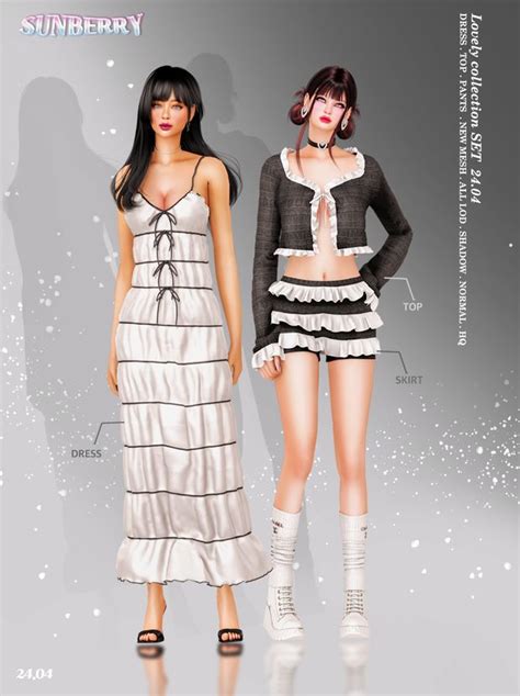 Sunberry Lovely Collection Set Dress Top Skirt Early Access