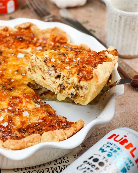 Caramelized Onion Bacon Gruyere Quiche Lorraine Breakfast Quiche