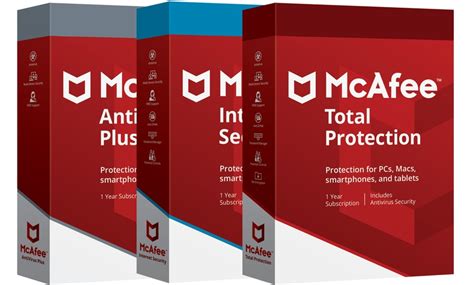 Mcafee Antivirus Range For One Year Groupon