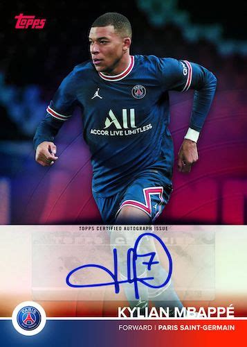 2021 22 Topps Paris Saint Germain Team Set Checklist Box Info