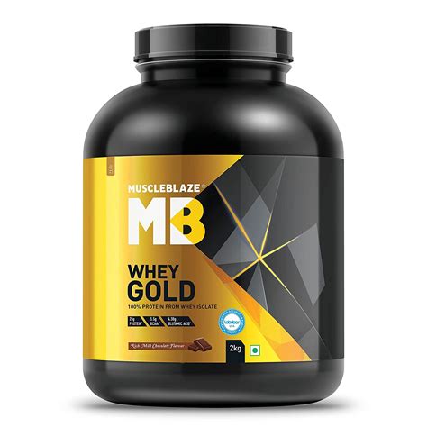 Muscleblaze Whey Gold Whey Protein Isolate Nutrition