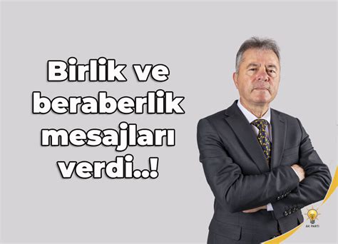 Ak Parti L E Ba Kan Ndan Se Im Mesaj Muratl Hizmet Gazetesi Resmi