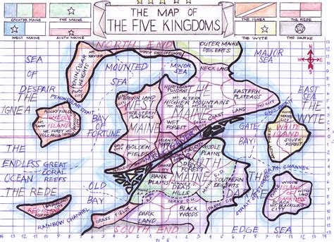 The Map Of The Five Kingdoms by NagayoshiRyuu on DeviantArt