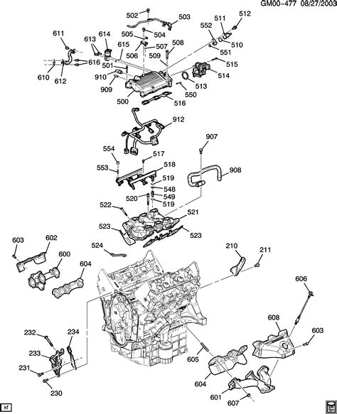 Malibu Engine Asm 3 5l V6 Part 5 Manifolds And Fuel Related Parts Chevrolet Epc Online