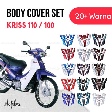 Modenas Kriss Full Body Cover Set Bodyset Kit Color Parts Kriss