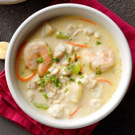 Rich Seafood Chowder | Recipe | Chowder recipes seafood, Seafood soup ...